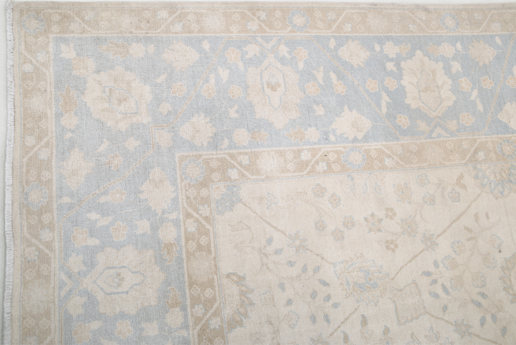 Hand Knotted Ariana Wool Rug - 9' 1" X 11' 11" 9' 1" X 11' 11" (277 X 363) / Ivory / Wool