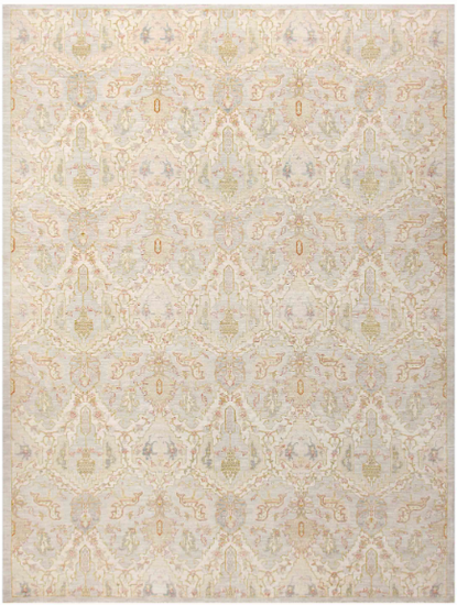 Hand Knotted Artemix Wool Rug - 10' 3" X 13' 8" 10' 3" X 13' 8" (312 X 417) / Grey / Wool