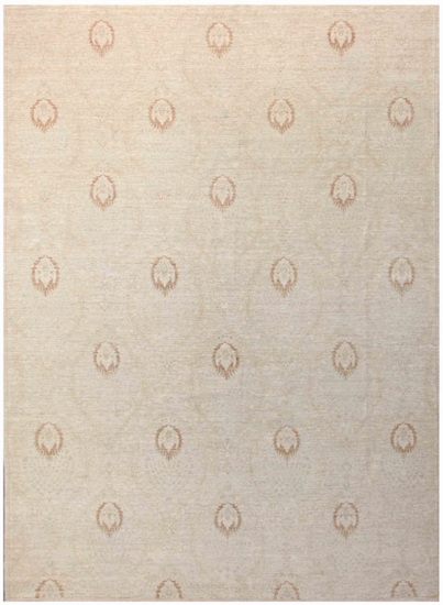 Hand Knotted Artemix Wool Rug - 8' 8" X 11' 11" 8' 8" X 11' 11" (264 X 363) / Ivory / Wool