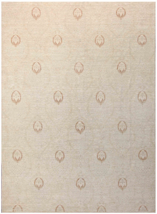 Hand Knotted Artemix Wool Rug - 8' 8" X 11' 11" 8' 8" X 11' 11" (264 X 363) / Ivory / Wool