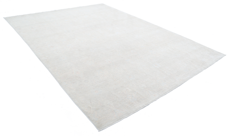 Hand Knotted Artemix Wool Rug - 8' 9" X 11' 11" 8' 9" X 11' 11" (267 X 363) / Ivory / Wool