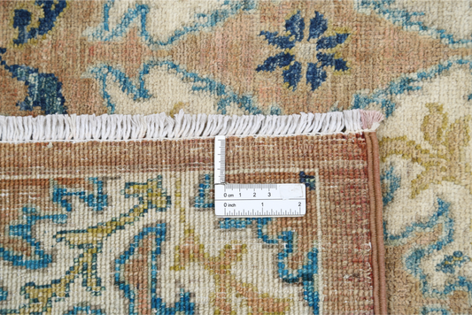 Hand Knotted Artemix Wool Rug - 8' 10" X 12' 2" 8' 10" X 12' 2" (269 X 371) / Tan / Wool