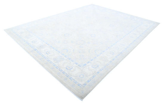 Hand Knotted Serenity Wool Rug - 9' 0" X 12' 1" 9' 0" X 12' 1" (274 X 368) / Ivory / Wool