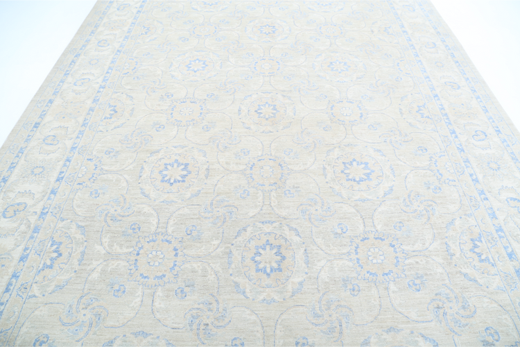 Hand Knotted Serenity Wool Rug - 9' 0" X 12' 1" 9' 0" X 12' 1" (274 X 368) / Ivory / Wool