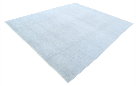 Hand Knotted Overdye Wool Rug - 8' 2" X 9' 10" 8' 2" X 9' 10" (249 X 300) / Grey / Wool