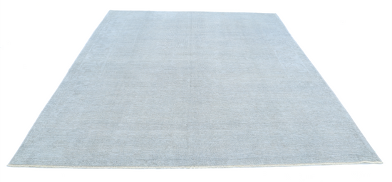 Hand Knotted Overdye Wool Rug - 8' 2" X 9' 10" 8' 2" X 9' 10" (249 X 300) / Grey / Wool