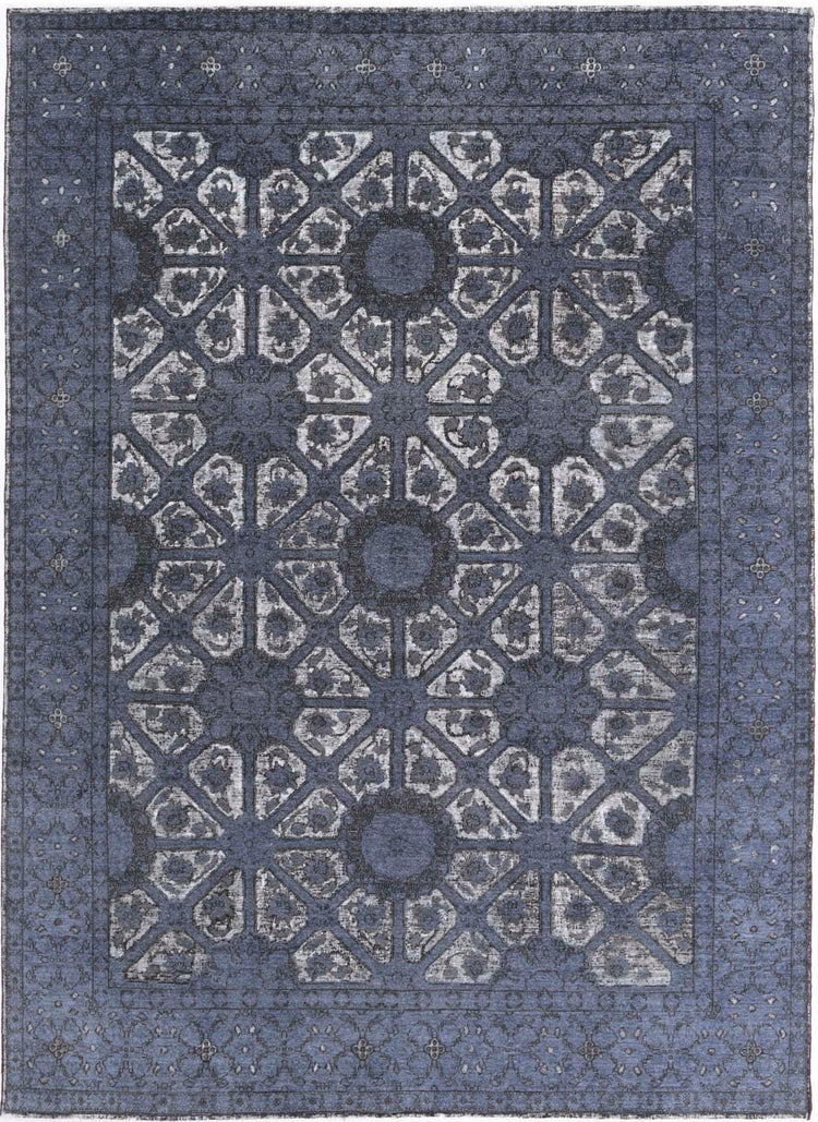 Hand Knotted Onyx Wool Rug - 8'7'' x 11'11''
