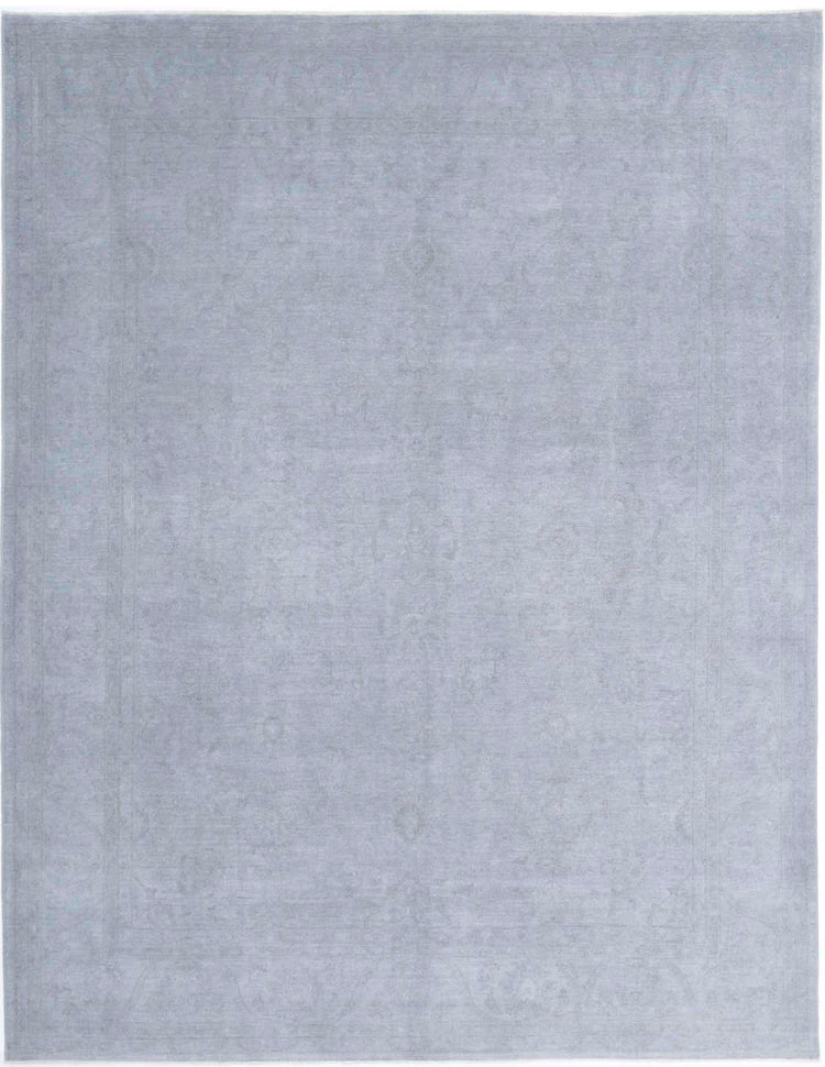 Hand Knotted Overdyed Wool Rug - 8'10'' x 11'7''