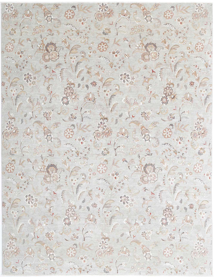 Hand Knotted Artemix Wool Rug - 8'11'' x 11'7''