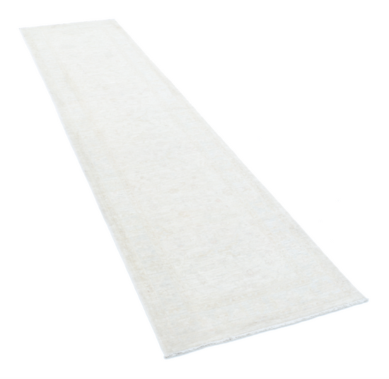 Hand Knotted Serenity Wool Rug - 2' 5" X 10' 0" 2' 5" X 10' 0" (74 X 305) / Ivory / Wool