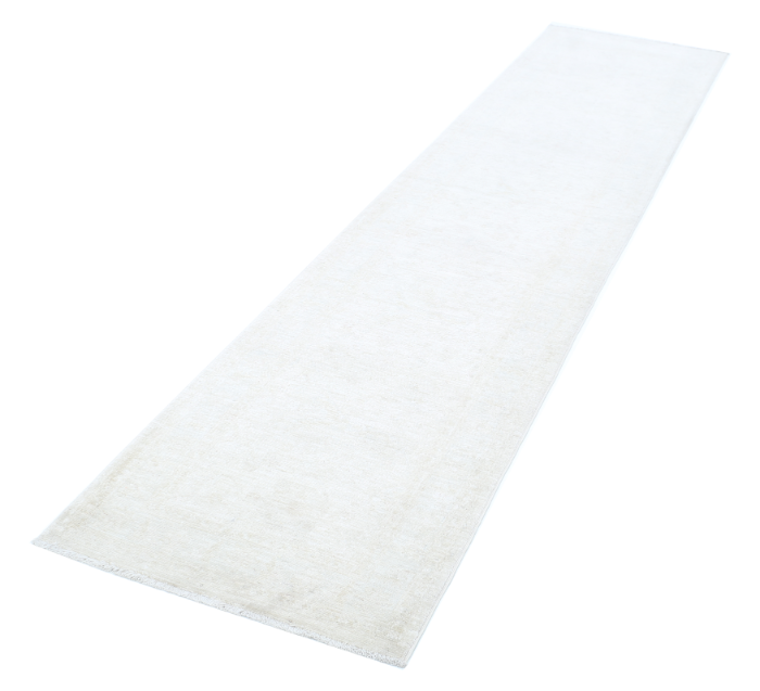 Hand Knotted Serenity Wool Rug - 2' 5" X 10' 0" 2' 5" X 10' 0" (74 X 305) / Ivory / Wool