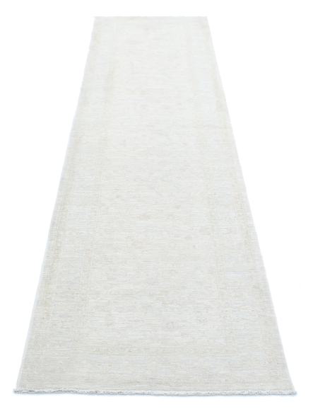 Hand Knotted Serenity Wool Rug - 2' 5" X 10' 0" 2' 5" X 10' 0" (74 X 305) / Ivory / Wool