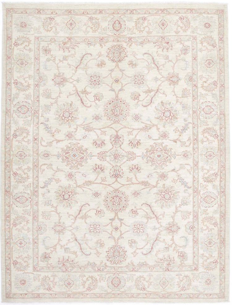 Hand Knotted Serenity Wool Rug - 5'7'' x 7'4''