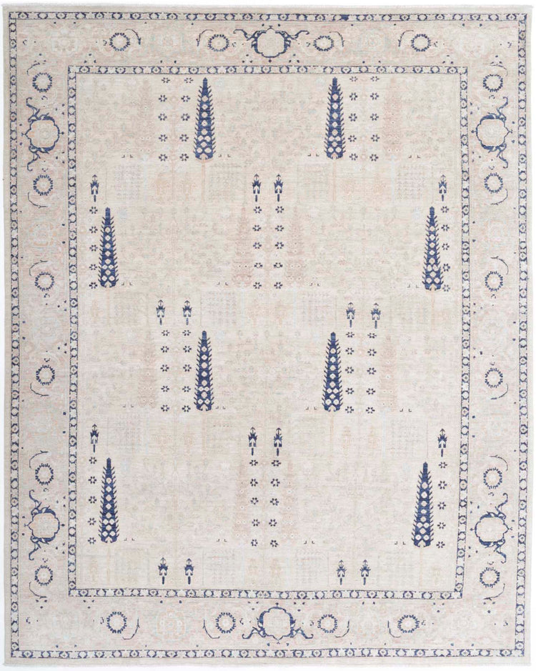 Hand Knotted Serenity Wool Rug - 7'7'' x 9'6''
