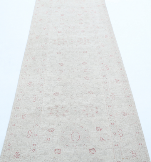 Hand Knotted Serenity Wool Rug - 2' 10" X 12' 3" 2' 10" X 12' 3" (86 X 373) / Ivory / Wool