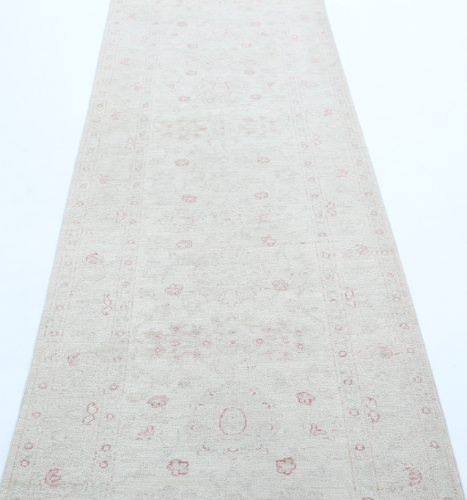 Hand Knotted Serenity Wool Rug - 2' 10" X 12' 3" 2' 10" X 12' 3" (86 X 373) / Ivory / Wool