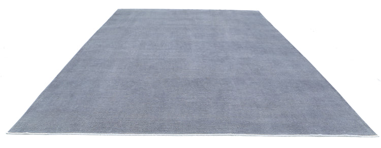Hand Knotted Overdyed Wool Rug - 10'6'' x 14'7''