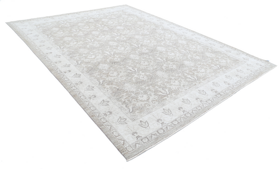 Hand Knotted Serenity Wool Rug - 8' 9" X 11' 8" 8' 9" X 11' 8" (267 X 356) / Taupe / Wool