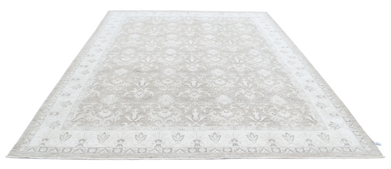 Hand Knotted Serenity Wool Rug - 8' 9" X 11' 8" 8' 9" X 11' 8" (267 X 356) / Taupe / Wool