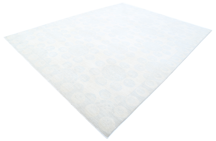 Hand Knotted Artemix Wool Rug - 8' 11" X 11' 7" 8' 11" X 11' 7" (272 X 353) / Ivory / Wool