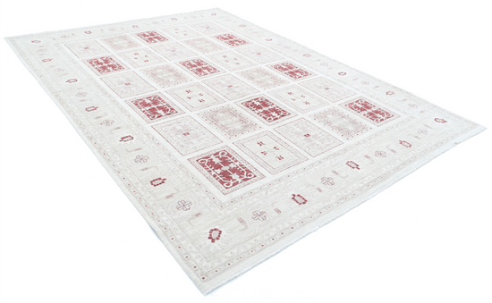 Hand Knotted Serenity Wool Rug - 8' 1" X 11' 2" 8' 1" X 11' 2" (246 X 340) / Ivory / Wool