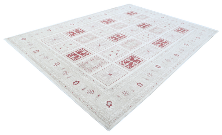 Hand Knotted Serenity Wool Rug - 8' 1" X 11' 2" 8' 1" X 11' 2" (246 X 340) / Ivory / Wool