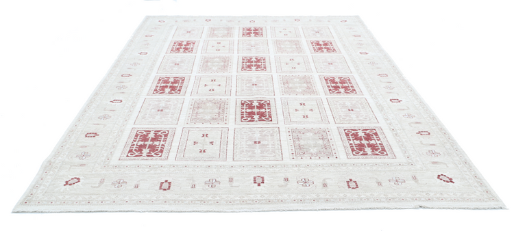 Hand Knotted Serenity Wool Rug - 8' 1" X 11' 2" 8' 1" X 11' 2" (246 X 340) / Ivory / Wool