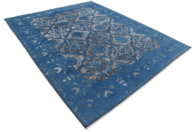 Hand Knotted Onyx Wool Rug - 7'10'' x 9'8''