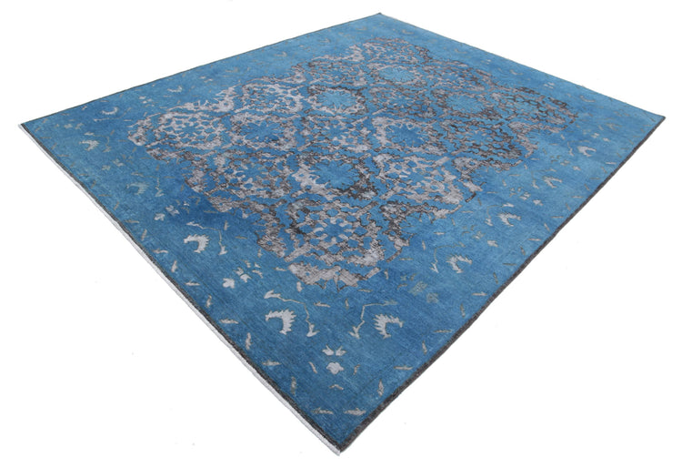 Hand Knotted Onyx Wool Rug - 7'10'' x 9'8''