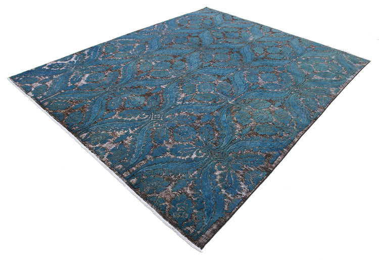 Hand Knotted Onyx Wool Rug - 7'11'' x 9'11''