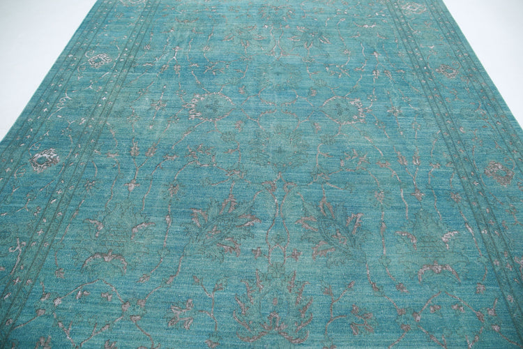 Hand Knotted Onyx Wool Rug - 8'10'' x 11'10''