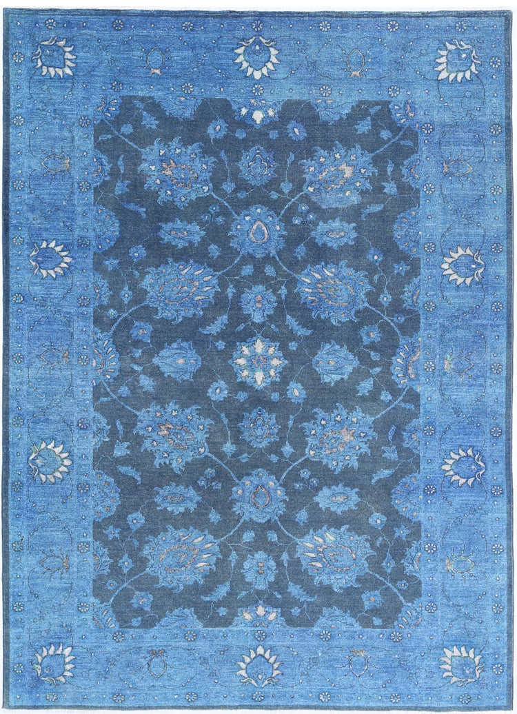 Hand Knotted Onyx Wool Rug - 6'1'' x 8'7''