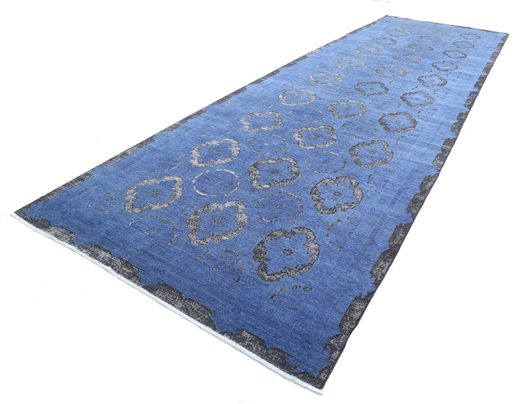 Hand Knotted Onyx Wool Rug - 6'3'' x 20'4''