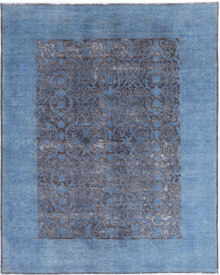 Hand Knotted Onyx Wool Rug - 7'8'' x 9'7''