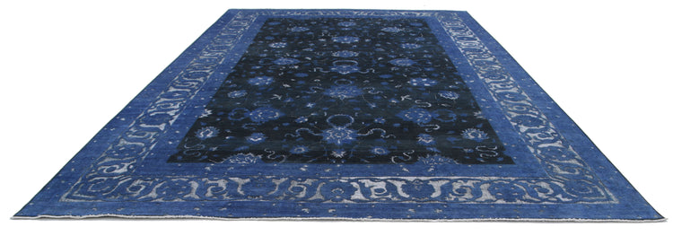Hand Knotted Onyx Wool Rug - 11'8'' x 17'2''