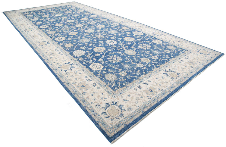 Hand Knotted Serenity Wool Rug - 9'9'' x 21'1''
