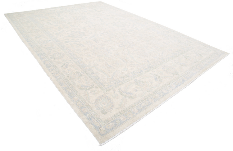 Hand Knotted Serenity Wool Rug - 10' 0" X 14' 2" 10' 0" X 14' 2" (305 X 432) / Ivory / Wool