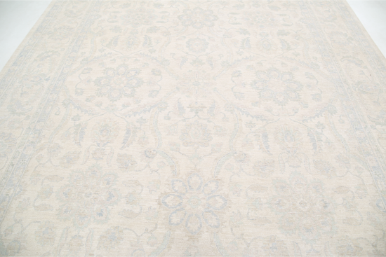 Hand Knotted Serenity Wool Rug - 10' 0" X 14' 2" 10' 0" X 14' 2" (305 X 432) / Ivory / Wool