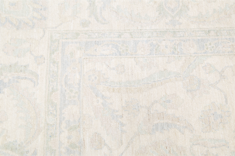 Hand Knotted Serenity Wool Rug - 10' 0" X 14' 2" 10' 0" X 14' 2" (305 X 432) / Ivory / Wool