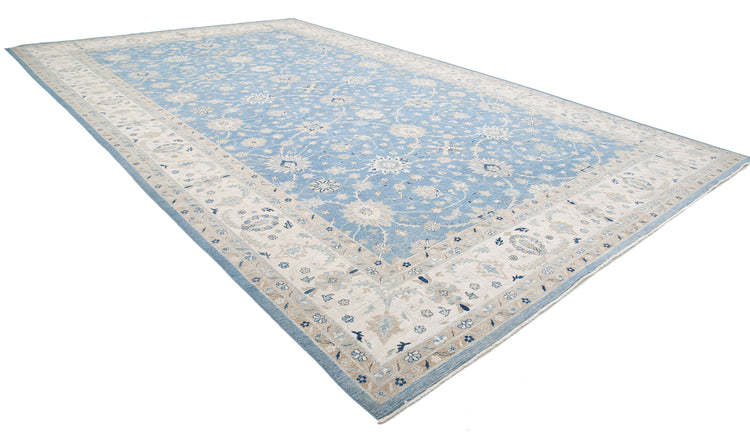Hand Knotted Serenity Wool Rug - 13'3'' x 21'9''