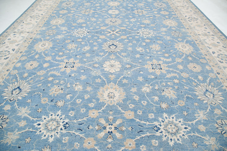 Hand Knotted Serenity Wool Rug - 13'3'' x 21'9''
