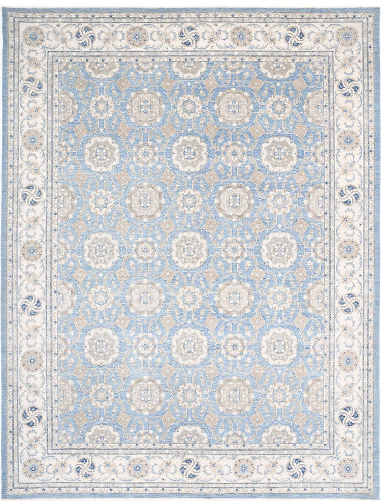Hand Knotted Serenity Wool Rug - 13'2'' x 16'10''
