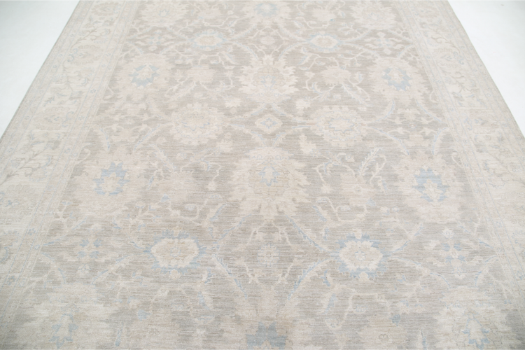 Hand Knotted Serenity Wool Rug - 8' 4" X 11' 1" 8' 4" X 11' 1" (254 X 338) / Ivory / Wool