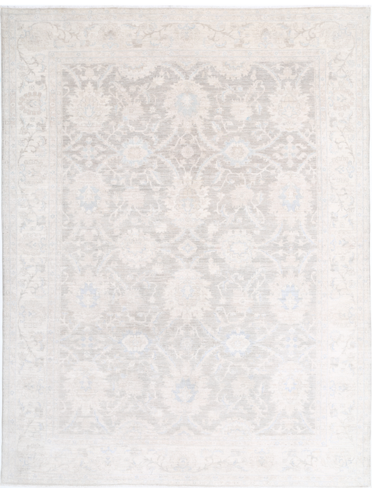 Hand Knotted Serenity Wool Rug - 8' 4" X 11' 1" 8' 4" X 11' 1" (254 X 338) / Ivory / Wool