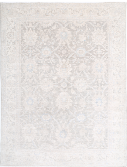 Hand Knotted Serenity Wool Rug - 8' 4" X 11' 1" 8' 4" X 11' 1" (254 X 338) / Ivory / Wool