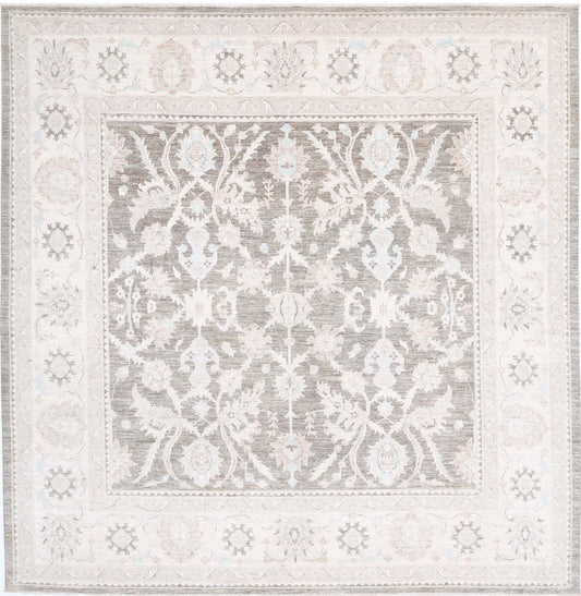 Hand Knotted Serenity Wool Rug - 9'6'' x 9'8''