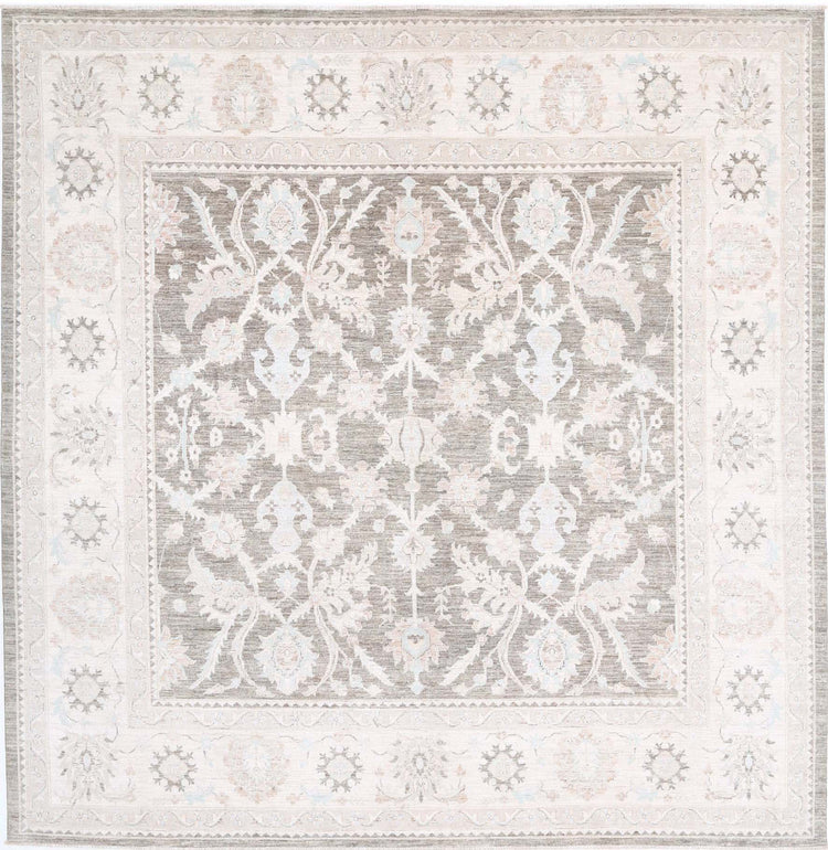 Hand Knotted Serenity Wool Rug - 9'6'' x 9'8''