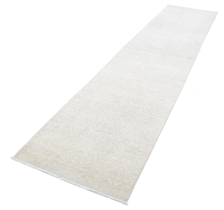 Hand Knotted Serenity Wool Rug - 2' 9" X 12' 2" 2' 9" X 12' 2" (84 X 371) / Ivory / Wool