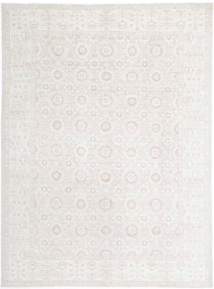 Hand Knotted Serenity Wool Rug - 8'8'' x 11'8''