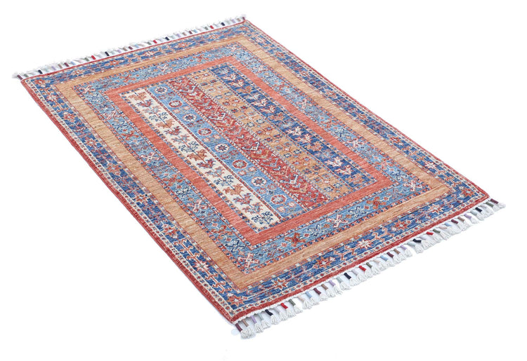 Hand Knotted Shaal Wool Rug - 2'10'' x 3'10''